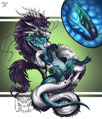 Eastern Docking
art by drerika
Keywords: eastern_dragon;dragon;male;feral;M/M;penis;hemipenis;reverse_cowgirl;docking;internal;drerika