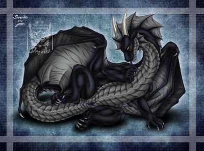 Nachtschwinge
art by drerika
Keywords: dragoness;female;feral;solo;vagina;drerika