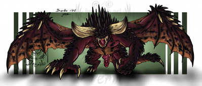 Nergigante
art by drerika
Keywords: videogame;monster_hunter;dragon;nergigante;male;anthro;solo;penis;drerika