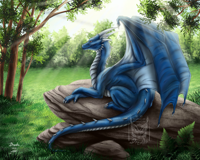 Sunbreak
art by drerika
Keywords: dragon;male;feral;solo;non-adult;drerika