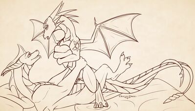 Cynder Riding Spyro
art by dreyk-Daro
Keywords: videogame;spyro_the_dragon;spyro;cynder;dragon;dragoness;male;female;feral;M/F;penis;cowgirl;vaginal_penetration;dreyk-Daro