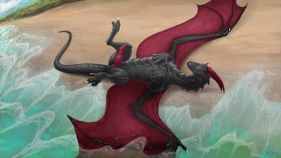 Beach Drake
art by dsw7
Keywords: dragon;male;feral;solo;penis;beach;dsw7
