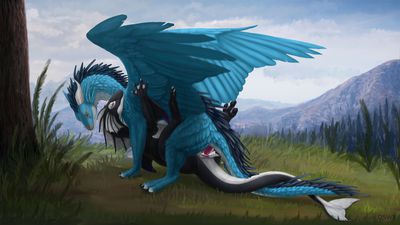 Dragon Breeding
art by dsw7
Keywords: dragon;dragoness;furry;cetacean;orca;hybrid;male;female;feral;M/F;penis;missionary;vaginal_penetration;spooge;dsw7