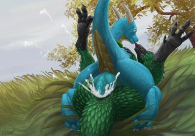Sex With A Raptor
art by dsw7
Keywords: dragon;dinosaur;theropod;raptor;male;feral;M/M;penis;missionary;anal;ejaculation;spooge;dsw7