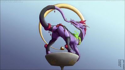 The Show Must Drag On
art by ecmajor
colored by lord_ocean
Keywords: dragoness;female;feral;solo;vagina;presenting;lingerie;ecmajor;lord_ocean