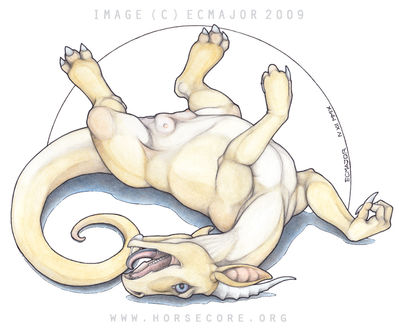 Belly Rub Time
art by ecmajor
Keywords: dragoness;female;feral;solo;ecmajor