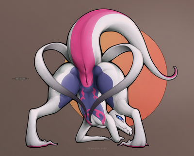 Salazzle Presenting
art by ecmajor
Keywords: anime;pokemon;lizard;salazzle;female;anthro;solo;vagina;presenting;ecmajor