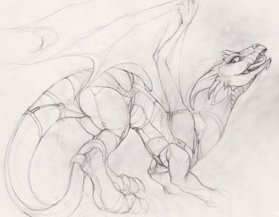 Sexy Fucker
art by ecmajor
Keywords: dragoness;female;feral;solo;suggestive;ecmajor