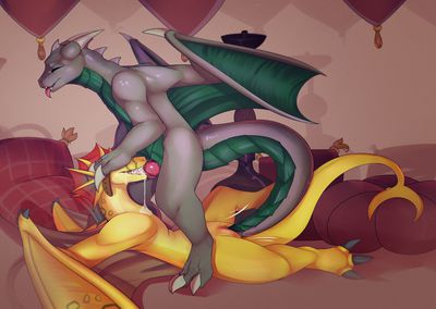 Pleasuring Adine
art by elvche
Keywords: videogame;angels_with_scaly_wings;dragon;dragoness;wyvern;adine;male;female;feral;M/F;penis;oral;tailplay;masturbation;vaginal_penetration;elvche