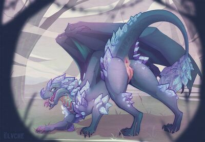 Aurene (Guild_Wars)
art by elvche
Keywords: videogame;guild_wars;aurene;dragoness;female;feral;solo;vagina;presenting;spooge;elvche