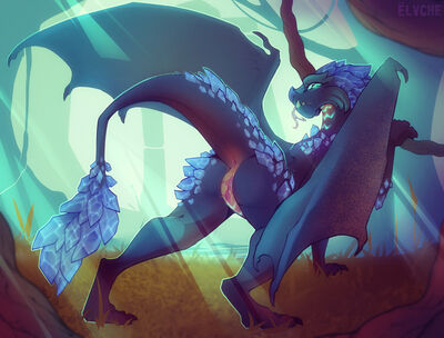 Aurene (Guild_Wars)
art by elvche
Keywords: videogame;guild_wars;aurene;dragoness;female;feral;solo;vagina;elvche