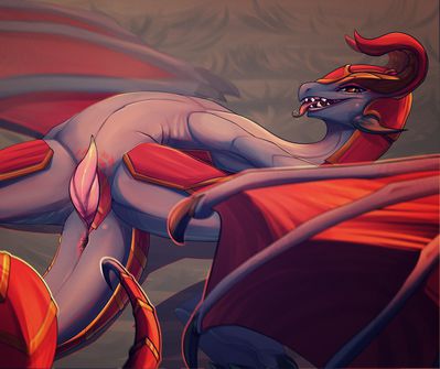 Shyvana (male)
art by elvche
Keywords: videogame;league_of_legends;dragon;male;wyvern;shyvana;feral;solo;penis;elvche