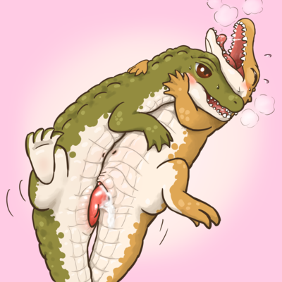 Alligators Having Sex
art by embermint
Keywords: crocodilian;alligator;male;female;feral;M/F;penis;missionary;cloacal_penetration;spooge;embermint