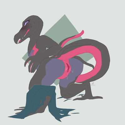 Salazzle
art by emberwood
Keywords: anime;pokemon;lizard;salazzle;female;anthro;solo;vagina;spooge;emberwood