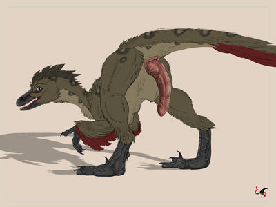 Utahraptor
art by equalicus
Keywords: dinosaur;theropod;raptor;utahraptor;male;feral;solo;penis;equalicus
