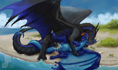 Beach Mating
art by erganyfox
Keywords: dragon;dragoness;male;female;feral;M/F;penis;spoons;vaginal_penetration;ejaculation;spooge;beach;erganyfox