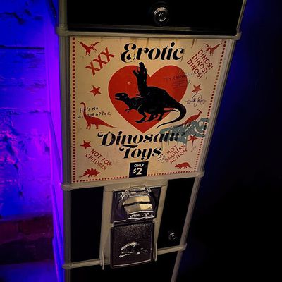 Dino Sex Vending Machine
unknown creator
Keywords: dinosaur;theropod;male;female;feral;M/F;from_behind;suggestive;humor;vending