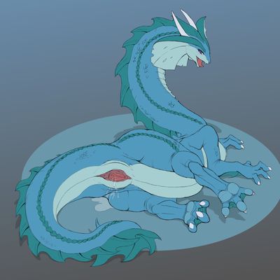 Aquatic Dragoness
art by etheross
Keywords: dragoness;female;feral;solo;vagina;spooge;etheross