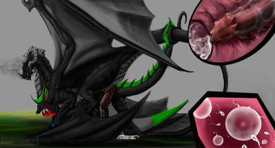 Evalinia and Obscuros Mating
art by muze-meister
Keywords: dragon;dragoness;male;female;feral;M/F;penis;from_behind;vaginal_penetration;internal;ejaculation;orgasm;spooge;muze-meister
