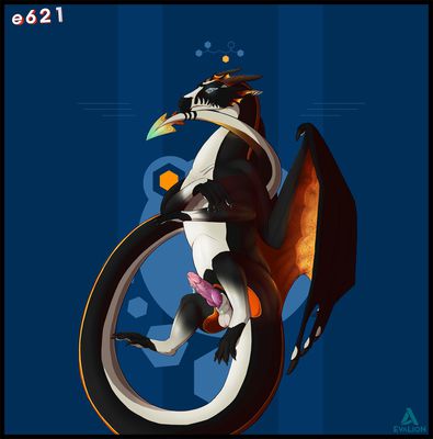 e621 Mascot
art by evalion
Keywords: dragon;feral;male;solo;penis;spooge;evalion