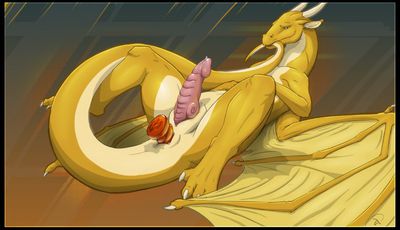 Dragon and Dildo
art by evalion
Keywords: dragon;feral;male;solo;penis;dlldo;anal;masturbation;evalion