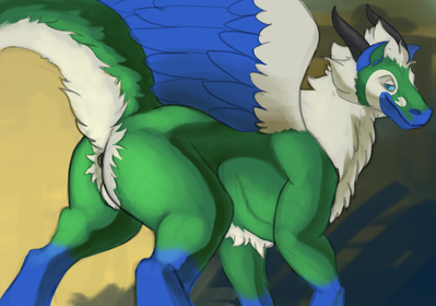Working the Strut
art by evergreendrgn
Keywords: dragon;male;feral;solo;suggestive;evergreendrgn