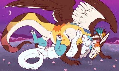 Royal Romp
art by evillabrat
Keywords: dragon;dragoness;male;female;feral;M/F;penis;missionary;vaginal_penetration;evillabrat