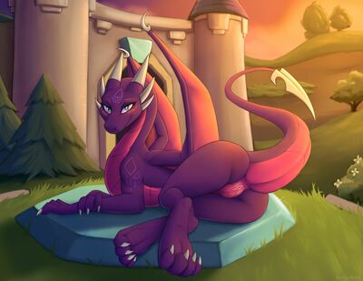 Cynder
art by evilymasterful
Keywords: videogame;spyro_the_dragon;cynder;dragoness;female;feral;solo;vagina;evilymasterful