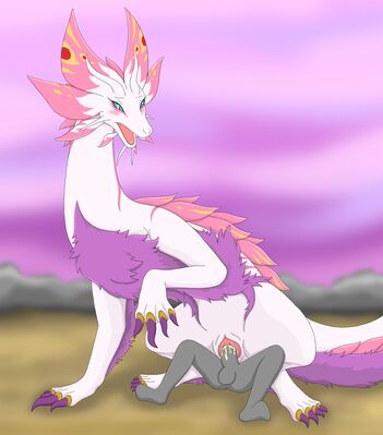 Mizutsune Hunt
art by fang_asian
Keywords: beast;videogame;monster_hunter;dragoness;mizutsune;female;feral;human;man;male;M/F;penis;reverse_cowgirl;vaginal_penetration;spooge;fang_asian