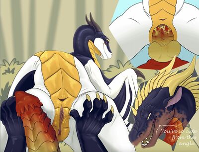 So Cute From This Angle
art by fatty_pryanik_nsfw
Keywords: dragon;dragoness;male;female;feral;M/F;penis;vagina;from_behind;vaginal_penetration;closeup;spooge;fatty_pryanik_nsfw