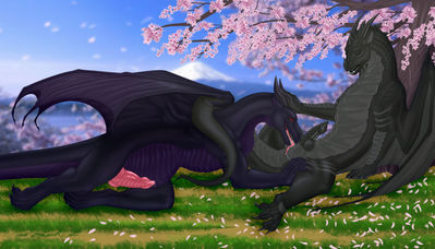 Under The Cherry Tree
art by fatty_pryanik_nsfw
Keywords: dragon;male;feral;M/M;penis;oral;spooge;fatty_pryanik_nsfw