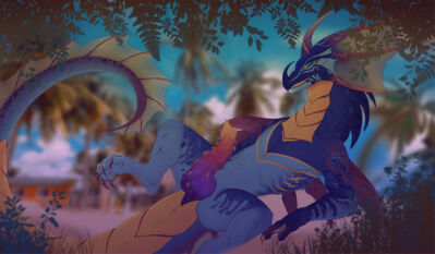 Forest Drake
art by feanordark
Keywords: dragon;male;feral;solo;penis;feanordark