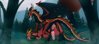 Skywing Climax 2 (Wings_of_Fire)
art by feanordark
Keywords: wings_of_fire;skywing;dragon;male;feral;M/M;penis;from_behind;anal;FeanorDark