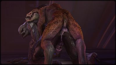 Leet Jackal Love
art by fearsfortears
Keywords: videogame;halo;kig-yar;sangheili;male;anthro;M/M;penis;from_behind;anal;masturbation;spooge;cgi;fearsfortears