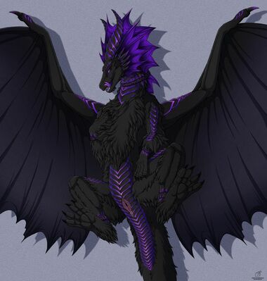 Dragoness Showing Off
art by feathered_diva
Keywords: dragoness;female;feral;solo;vagina;presenting;feathered_diva