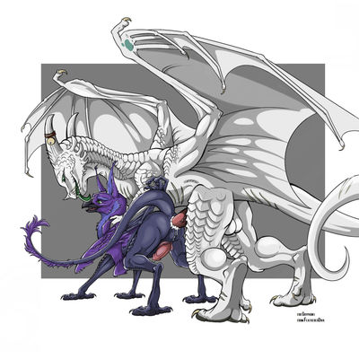 This is Love
art by feathereddiva
Keywords: dragon;gryphon;male;feral;M/M;penis;from_behind;anal;spooge;feathereddiva