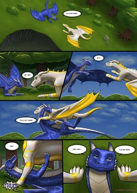 Dravsky and Silvana, page 1
art by ferilla
Keywords: comic;dragon;dragoness;male;female;feral;M/F;solo;non-adult;ferilla