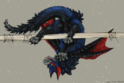 Nargacuga
art by ferocious-ferals
Keywords: videogame;monster_hunter;dragon;wyvern;nargacuga;female;feral;solo;vagina;ferocious-ferals