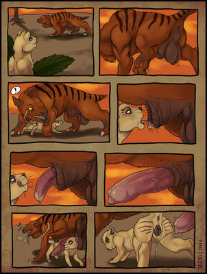 Dragon and Feline 1
art by slug
Keywords: comic;dragon;hybrid;furry;feline;male;female;feral;M/F;penis;vagina;sheath;oral;spooge;slug