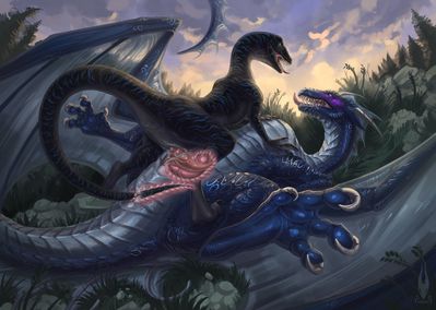 Raptors Win (internal)
art by firael
Keywords: dragon;dinosaur;theropod;raptor;male;feral;M/M;penis;missionary;docking;anal;masturbation;tailplay;firael