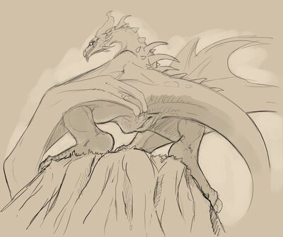 Selara
art by flamespitter
Keywords: dragoness;wyvern;female;feral;solo;vagina;flamespitter