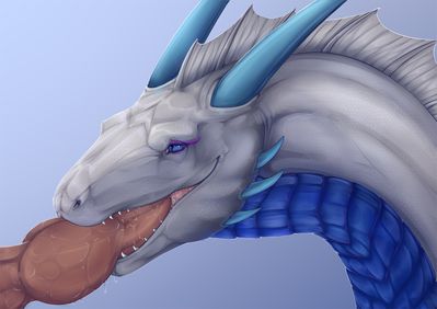 Oral Pleasuring
art by flamingtitania
Keywords: dragon;male;feral;penis;oral;closeup;spooge;flamingtitania