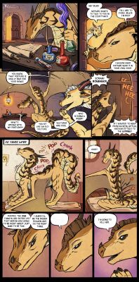 Bones (Wings_of_Fire)
art by flawseer
Keywords: comic;wings_of_fire;sandwing;princess_blister;princess_blaze;dragoness;female;feral;solo;humor;non-adult;flawseer