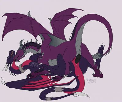 Cynder Bred
art by flosapes
Keywords: videogame;spyro_the_dragon;cynder;dragon;dragoness;male;female;feral;M/F;penis;missionary;vaginal_penetration;flosapes