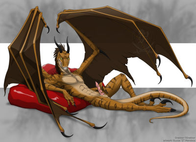 Drakkor
art by freakzter
Keywords: dragon;drakkor;feral;anthro;male;solo;penis;freakzter