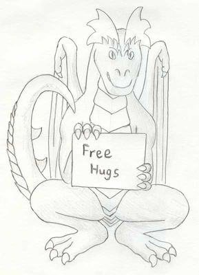 Free Hugs
art by rex
Keywords: dragon;male;feral;solo;non-adult;rex