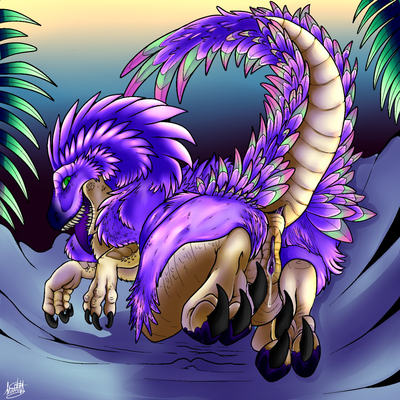 Good Raptor Girl (Shaded)
art by fruitybootyraptor
Keywords: dinosaur;theropod;raptor;female;feral;solo;vagina;spooge;fruitybootyraptor