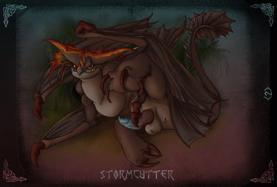 Stormcutter
art by fuf
Keywords: how_to_train_your_dragon;httyd;stormcutter;dragon;wyvern;feral;male;solo;penis;fuf