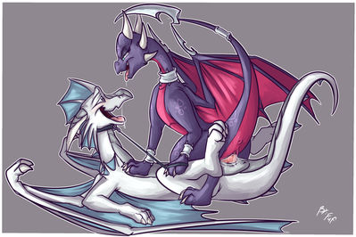 Cynder Riding
art by fuf
Keywords: videogame;spyro_the_dragon;dragon;dragoness;cynder;male;female;anthro;M/F;penis;cowgirl;vaginal_penetration;bondage;spooge;fuf