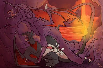 Ridley and Charizard
art by fuf
Keywords: videogame;metroid;anime;pokemon;ridley;charizard;dragon;alien;male;anthro;M/M;penis;missionary;anal;orgasm;ejaculation;spooge;fuf